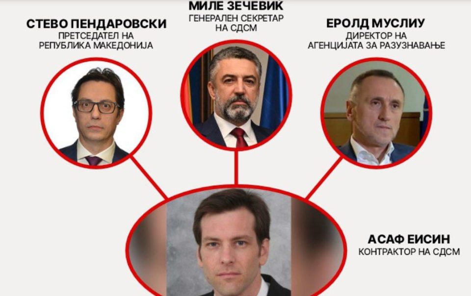ВМРО-ДПМНЕ: Асаф Еисин е припадник на групата која е предмет на истраги ширум светот за мешање во изборни процеси