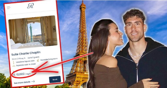 Влаховиќ со девојката во Париз, ноќевање плати 10.000 евра