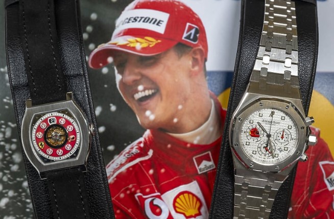 Се продаваат луксузните часовници на Шумахер