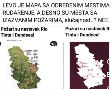 Случајност или не: Пожарите во Србија беа на исто место каде што треба да се копа литиум (ФОТО)