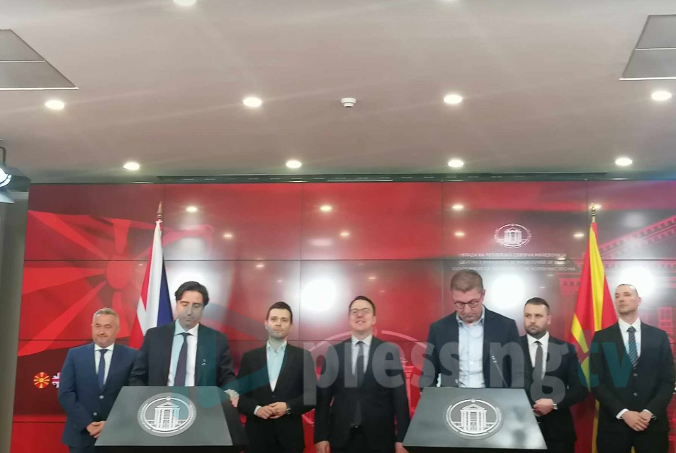 Мицкоски: Стратешкото партнерство со Обединетото Кралство ќе ни донесе инвестиции во инфраструктурата, здравството и транспортот од шест милијарди евра
