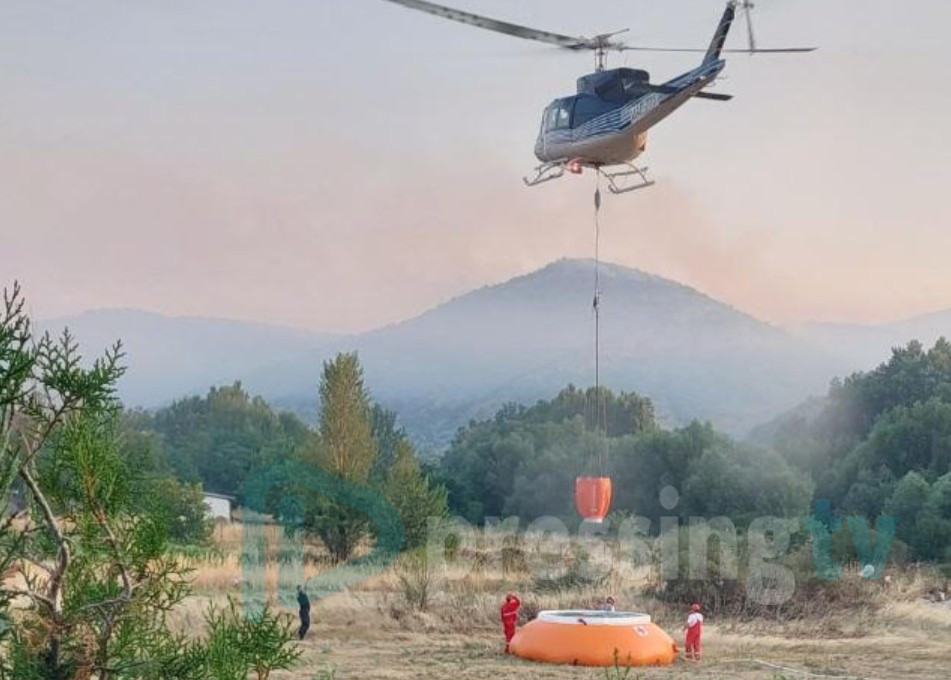 Активни пожарите во „Јасен“ и во атарот на селата Беловодица и Церово
