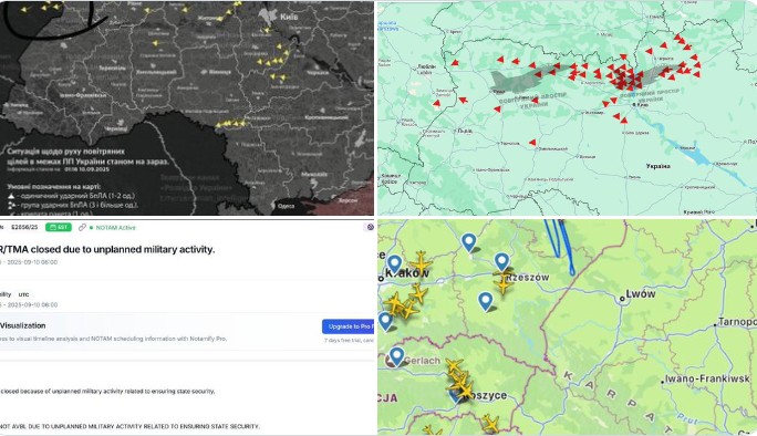 Русија ја нападна Полска со дронови