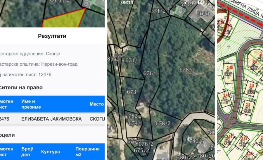 Како семејството на Јакимовски стана сопственик на две градежни парцели во Жданец?