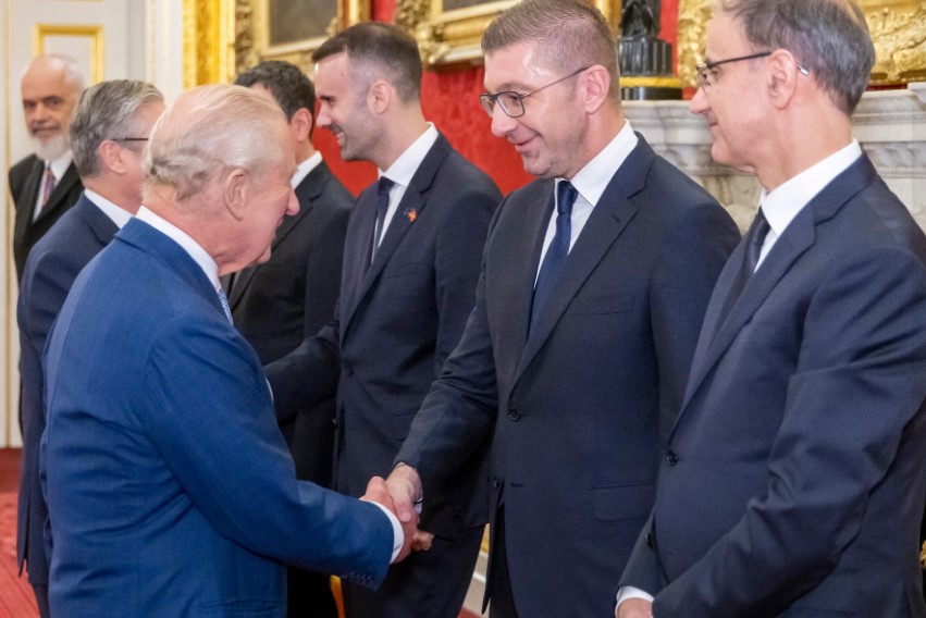 Мицкоски и лидерите од Западен Балакан на прием кај Принцот Чарлс III