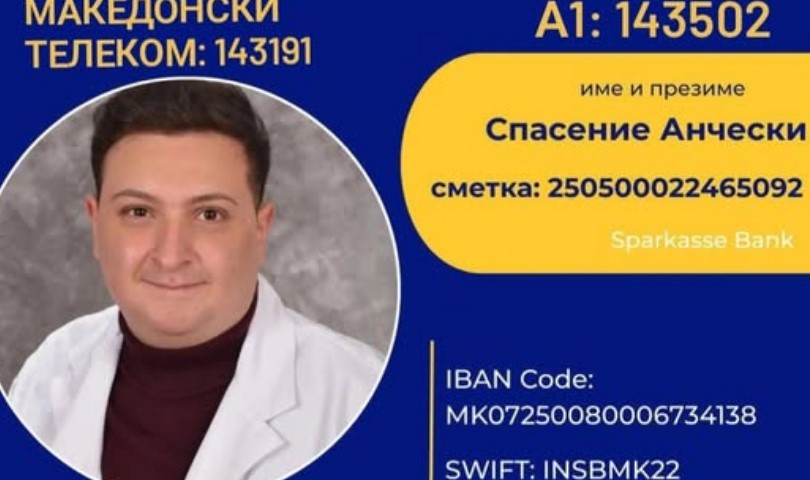 Апел за помош на Спасение Анчески