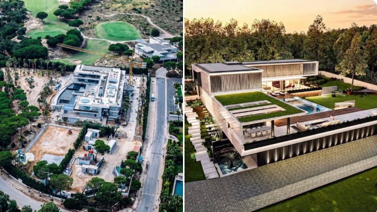 Oва е новата вила на Роналдо со подземен тунел