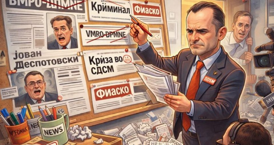 Филипче сака меки наслови во медиумите, тврдите го болат