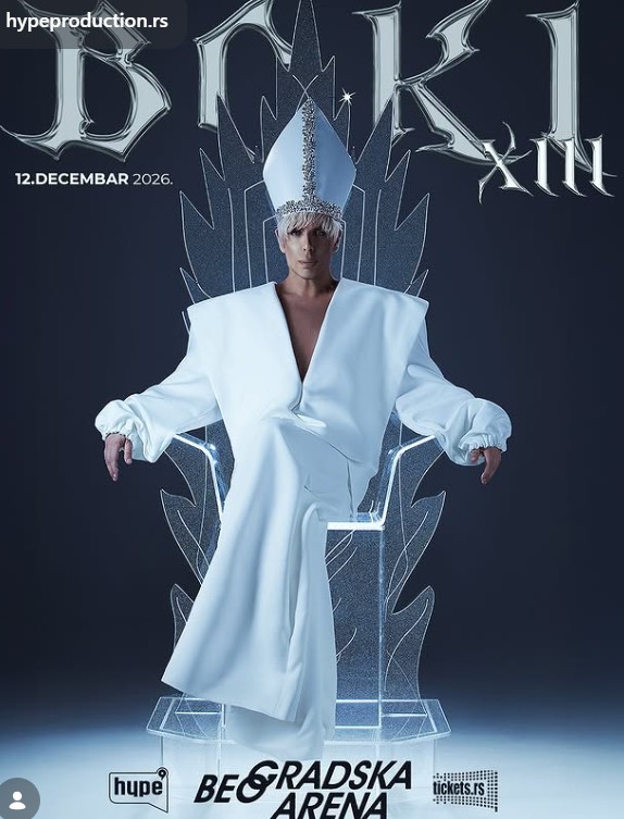 Боки 13 ќе прави концерт во Белградска арена