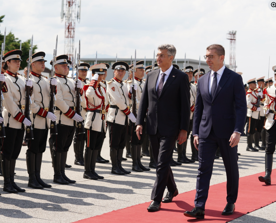 Мицкоски: Средбите претставуваат уште една потврда за силните и пријателски односи меѓу Македонија и Хрватска