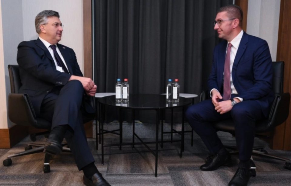 Хрватскиот премиер Андреј Пленковиќ во посета на Македонија