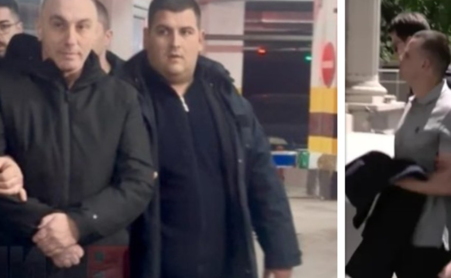 Ја знаете новата мода на македонските политичари да ја ставаат јакната на рацете да не им се видат лисиците кога ги апсат?