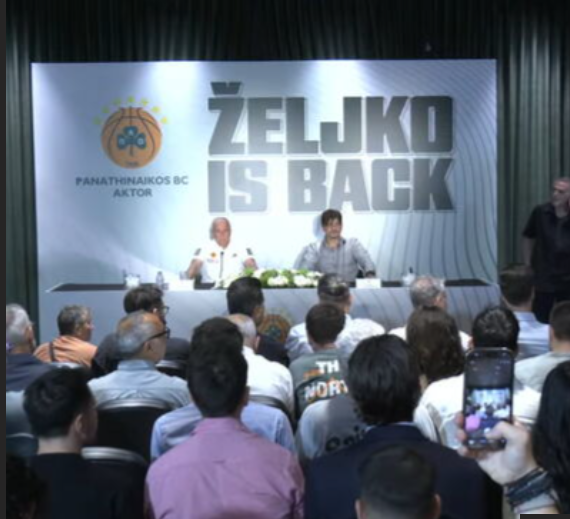 „Zeljko is back“: Обрадовиќ претставен во Панатанаикос (ФОТО)