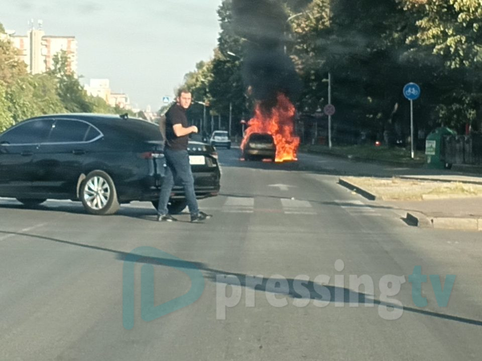 Oд што се запали возилото на „Партизанска“?